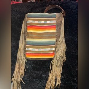 Keep it Gypsy Rosie Serape shoulder bag. Butter soft leather NWOT gorgeous!!
